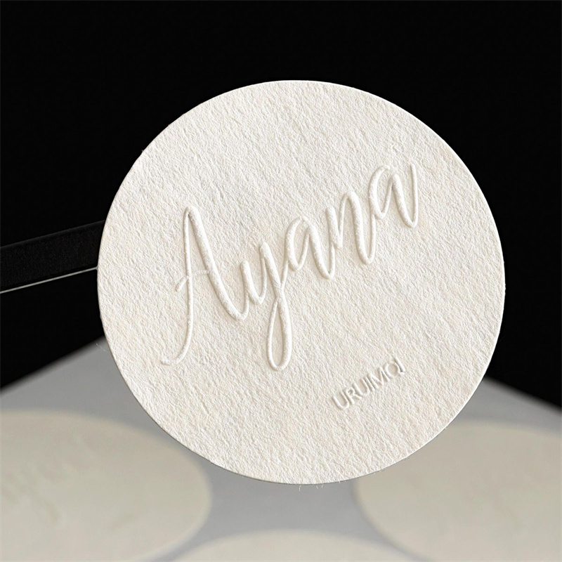 Personalised Candle Label - Özel Dokulu Kağıt Kabartmalı Etiketler Çıkartma