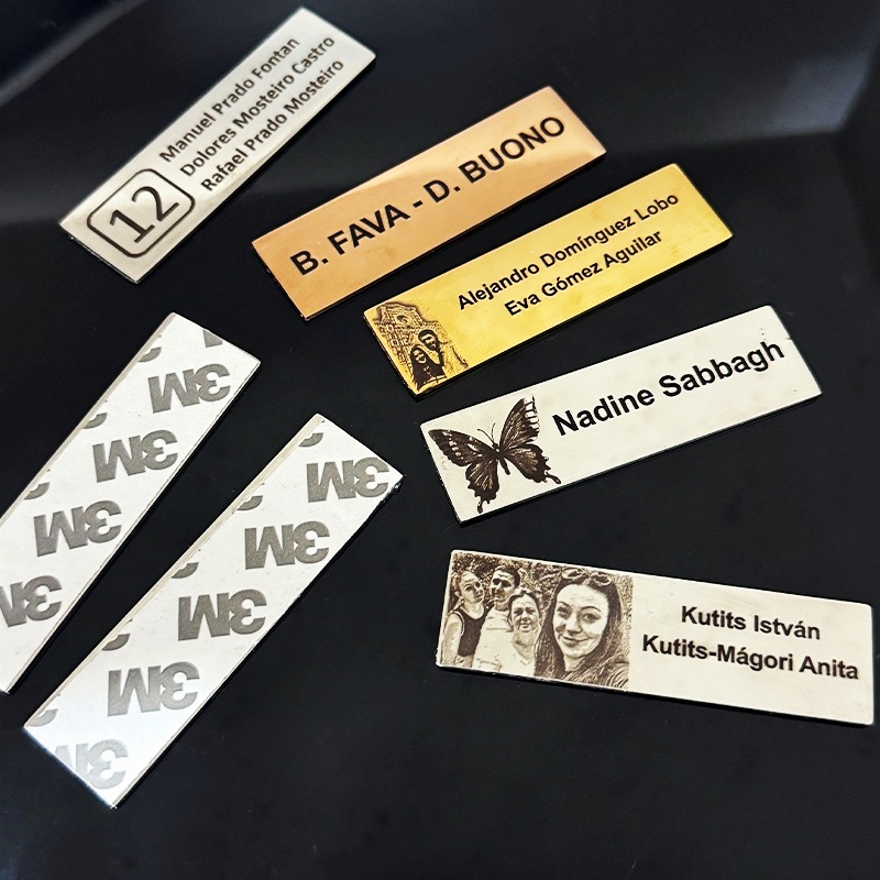 Personalized Name Box - 70x20mm Kişiselleştirilmiş Özel Metal İsim Plakası