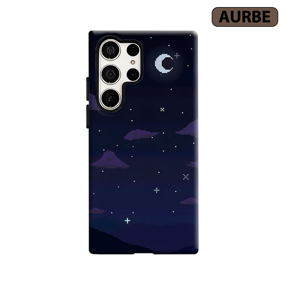 Custom Night Sky - Pixel Gece Gökyüzü Telefon Kılıfı Samsung