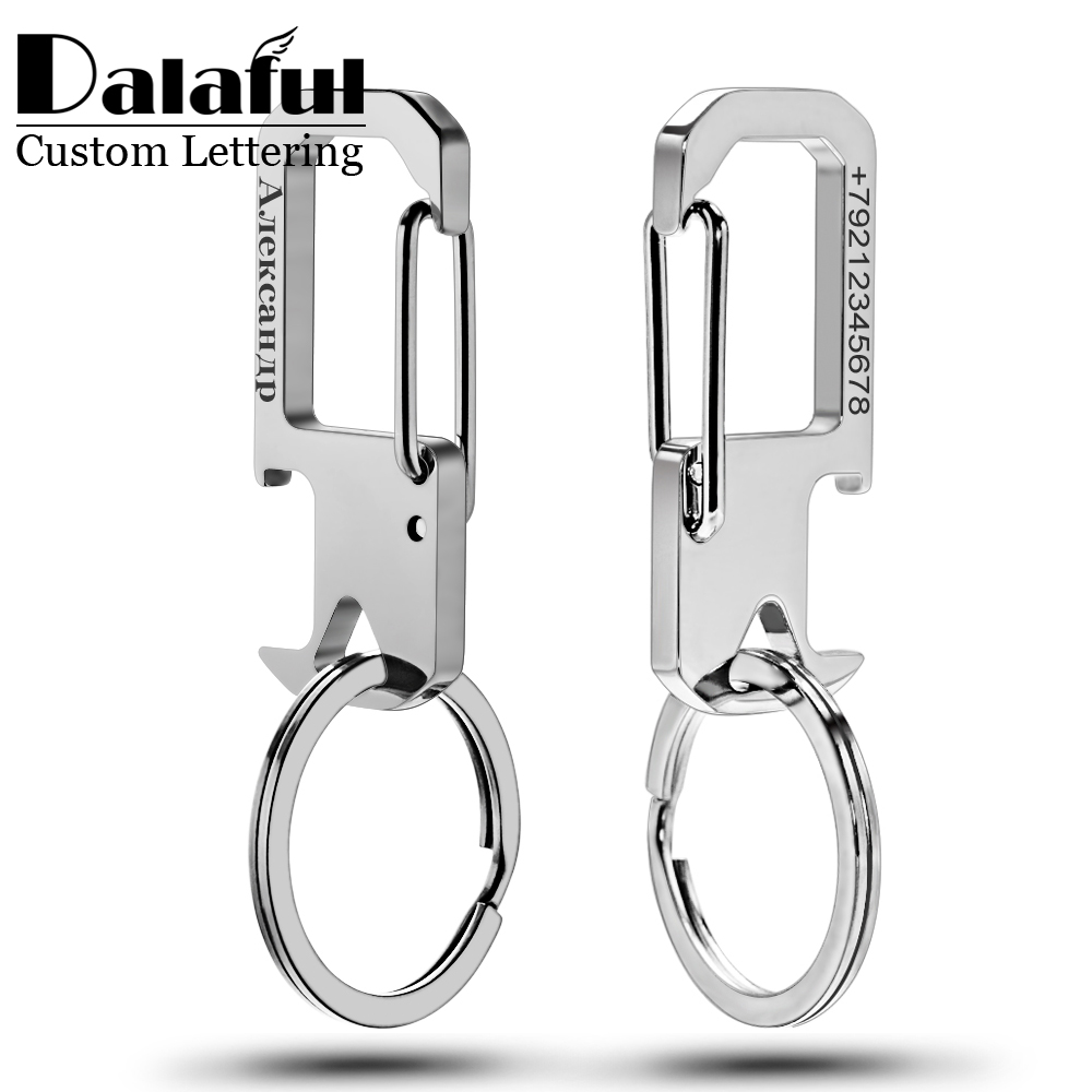 Initial Ring Custom - Paslanmaz çelik kişiselleştirilmiş hediye anahtarlık özel