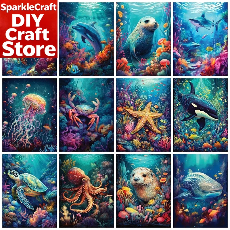Photo Mosaic Print - 1 adet çerçevesiz tam kare yuvarlak