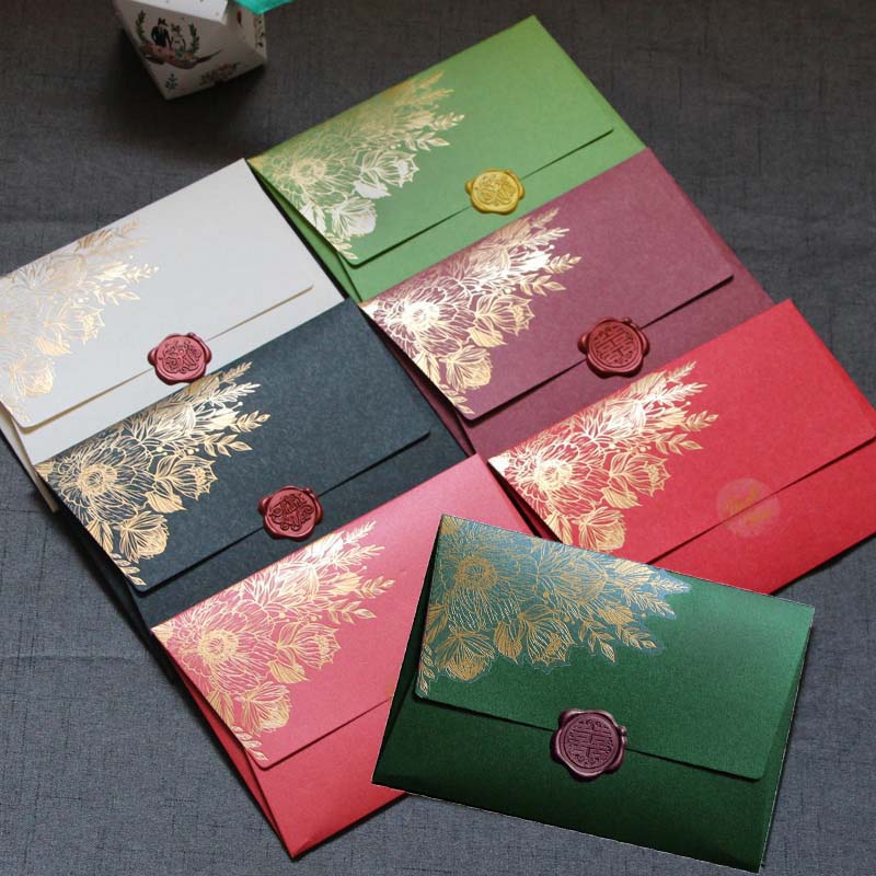 Wax Seal Letter Kit - 10 Adet Damga Olmadan Yüksek Dereceli