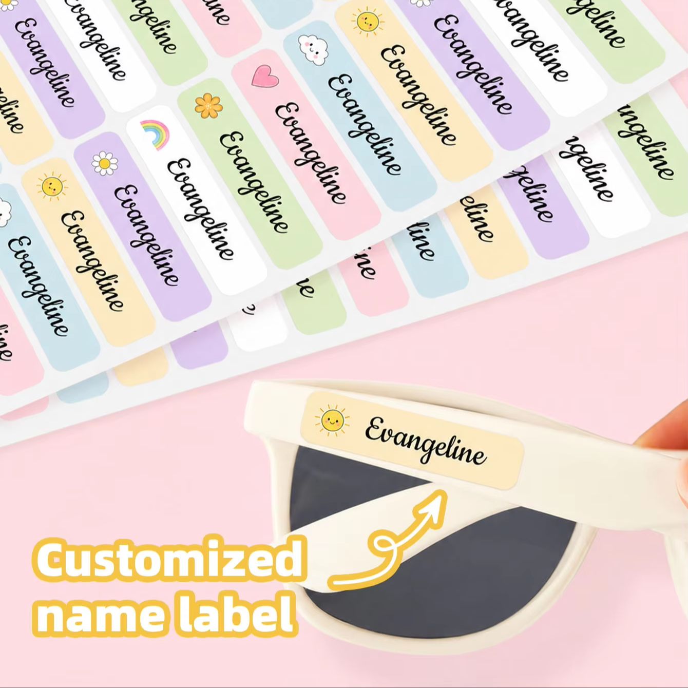 Personalized Name Box - 1-300 Adet Özel Kişiselleştirilmiş İsim Etiketleri,