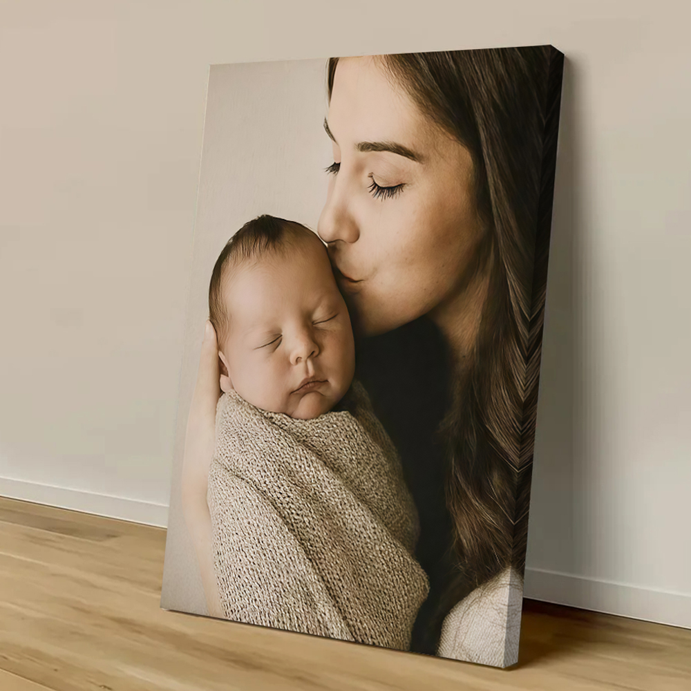 Pet Portrait Custom - Özel Baskı Kanvas Tablo Fotoğraflarınızdan Düğün