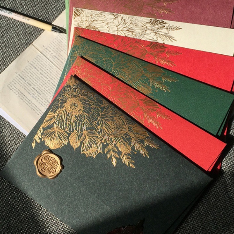 Wax Seal Letter Kit - 10 adet/özel Kağıt Kartı Sıcak Damgalama