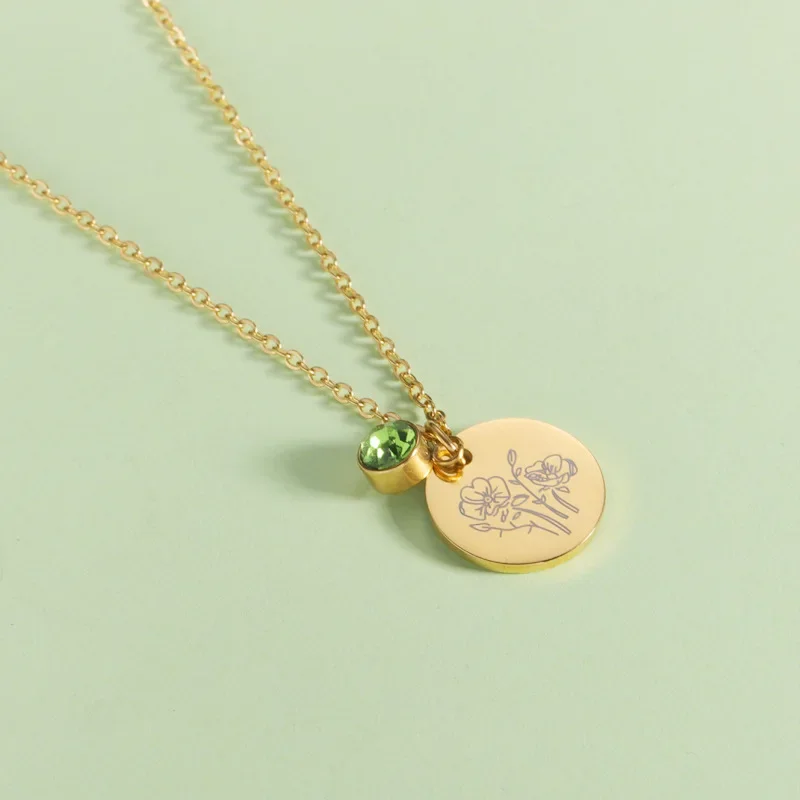 Doğum ay çiçekler Clipart çiçe - Birth Flower Necklace incelemesi ve fiyatı