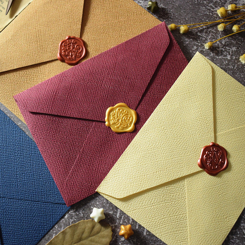 50 adet/grup 20.1x15.1 cm Zarf - Wax Seal Letter Kit incelemesi ve fiyatı