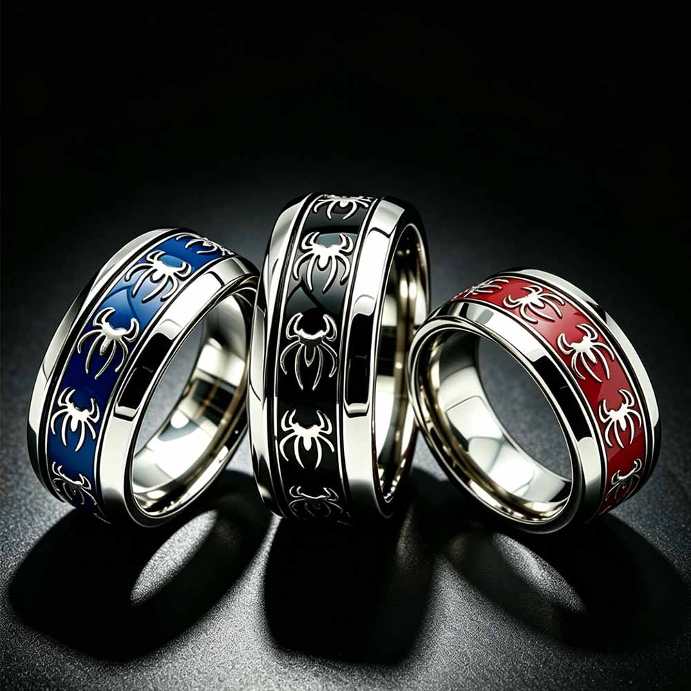 Yeni Vintage Punk Örümcek Yüzü - Initial Ring Custom incelemesi ve fiyatı