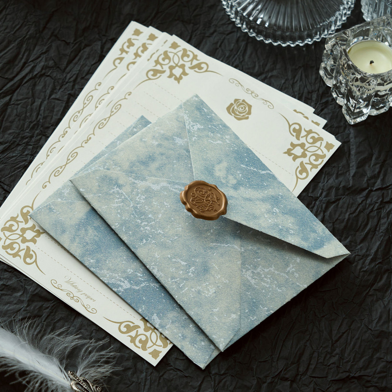5 adet Yaldızlı Gölge Zarf Kan - Wax Seal Letter Kit incelemesi ve fiyatı