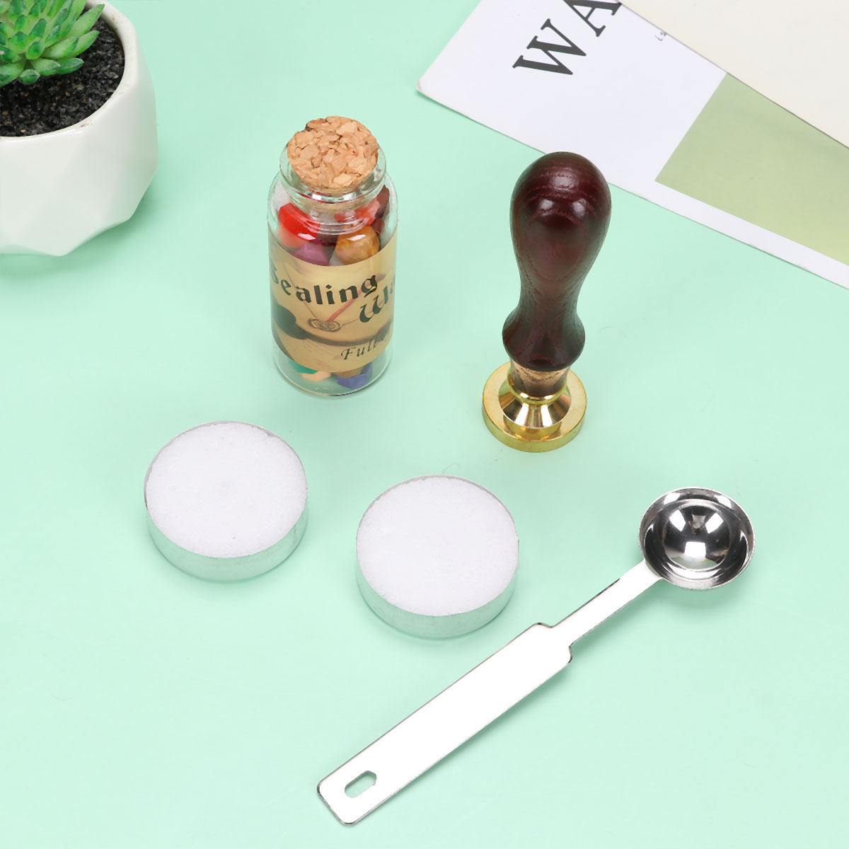 1 Set Premium Mühür Balmumu Da - Wax Seal Letter Kit incelemesi ve fiyatı