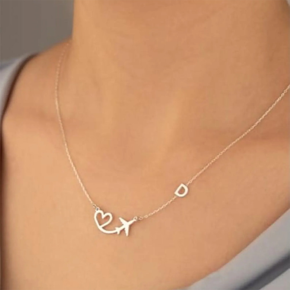 Kişiselleştirilmiş Kalp Uçak İ - Name Necklace Custom incelemesi ve fiyatı