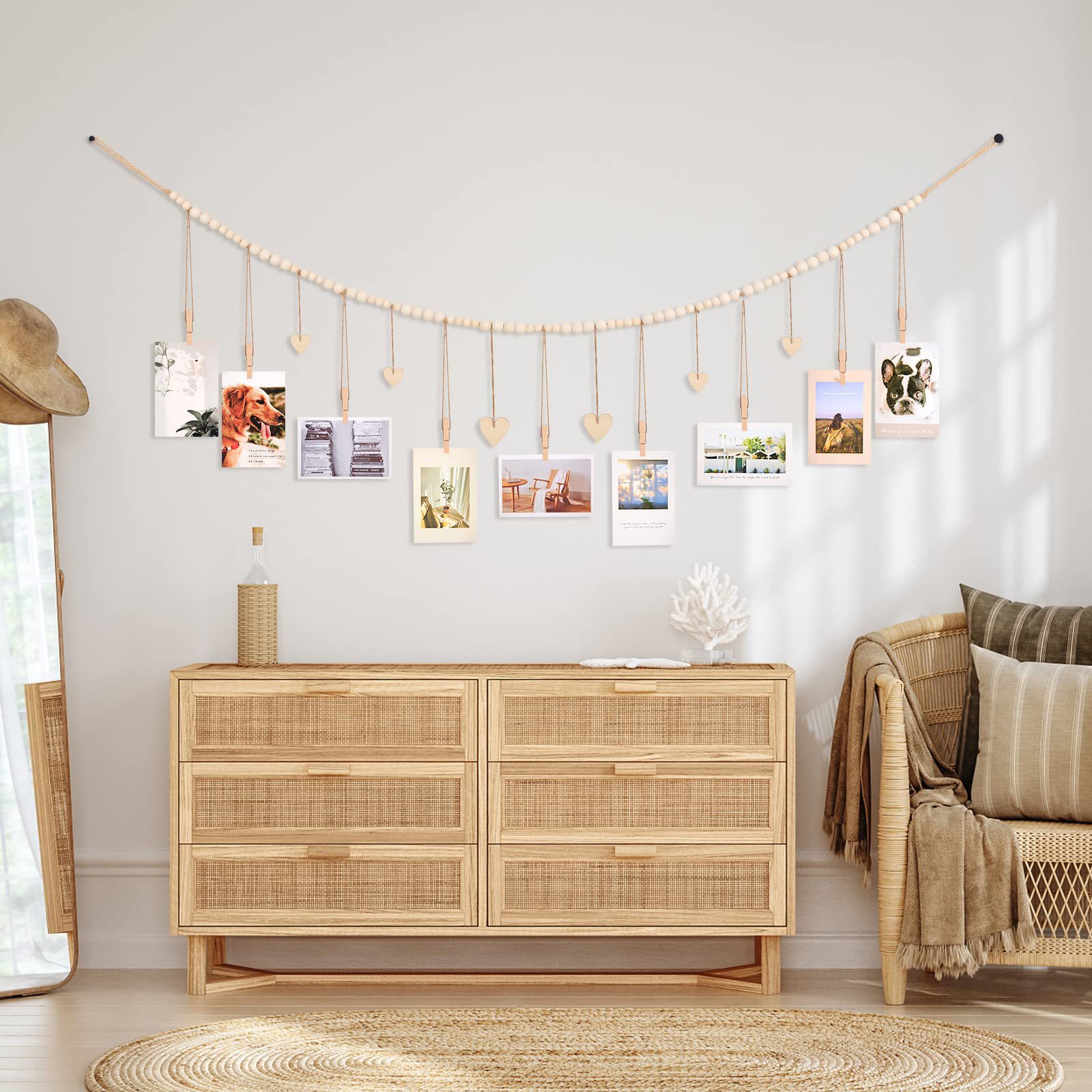 Asılı Fotoğraf Sergileme Duvar - Engraved Wood Frame incelemesi ve fiyatı