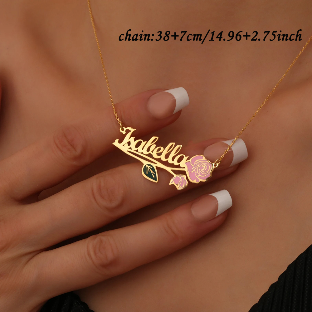Kişiselleştirilmiş Renkli Doğu - Name Necklace Custom incelemesi ve fiyatı