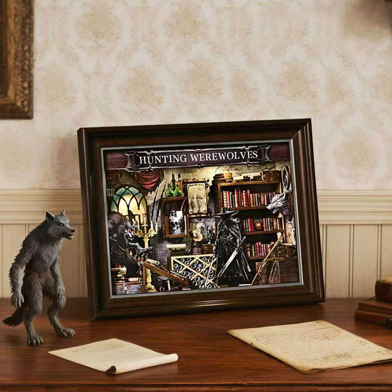 DIY 3D Ahşap Kitap Köşesi Kiti - Engraved Wood Frame incelemesi ve fiyatı