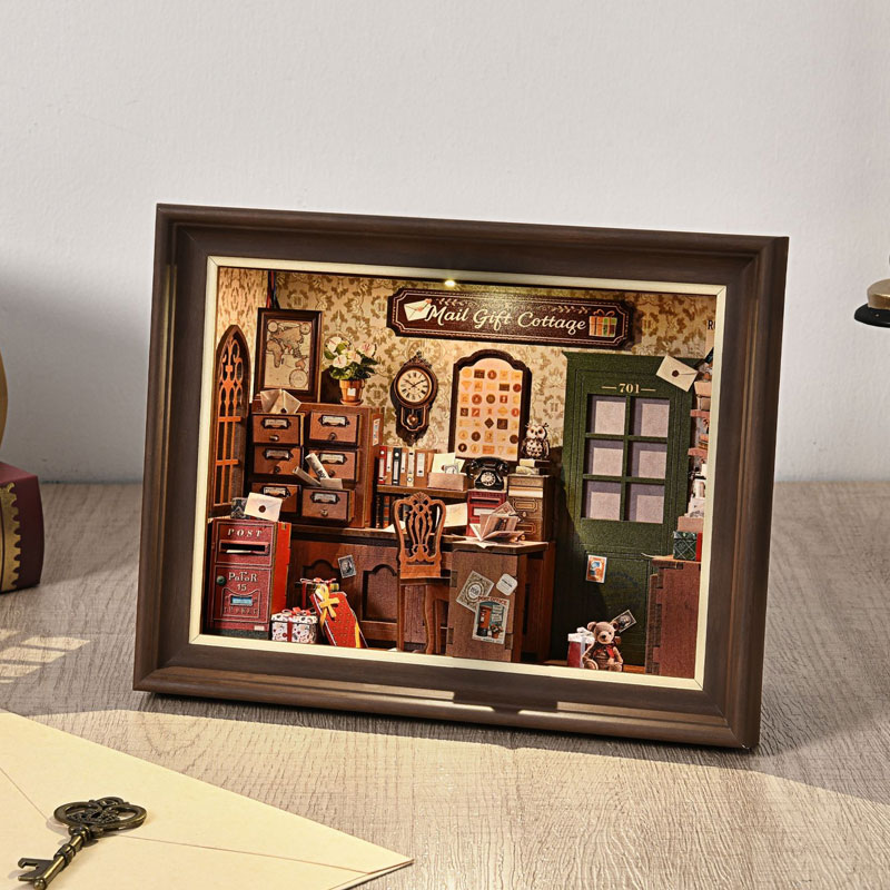 DIY 3D Ahşap Kitap Köşesi Kiti - Engraved Wood Frame incelemesi ve fiyatı