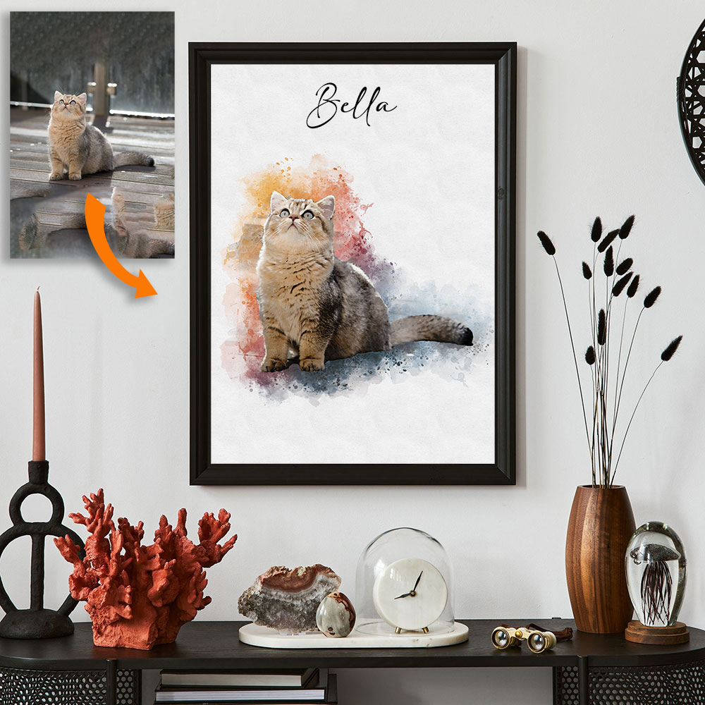 Fotoğrafdan Özel Evcil Hayvan  - Pet Portrait Custom incelemesi ve fiyatı