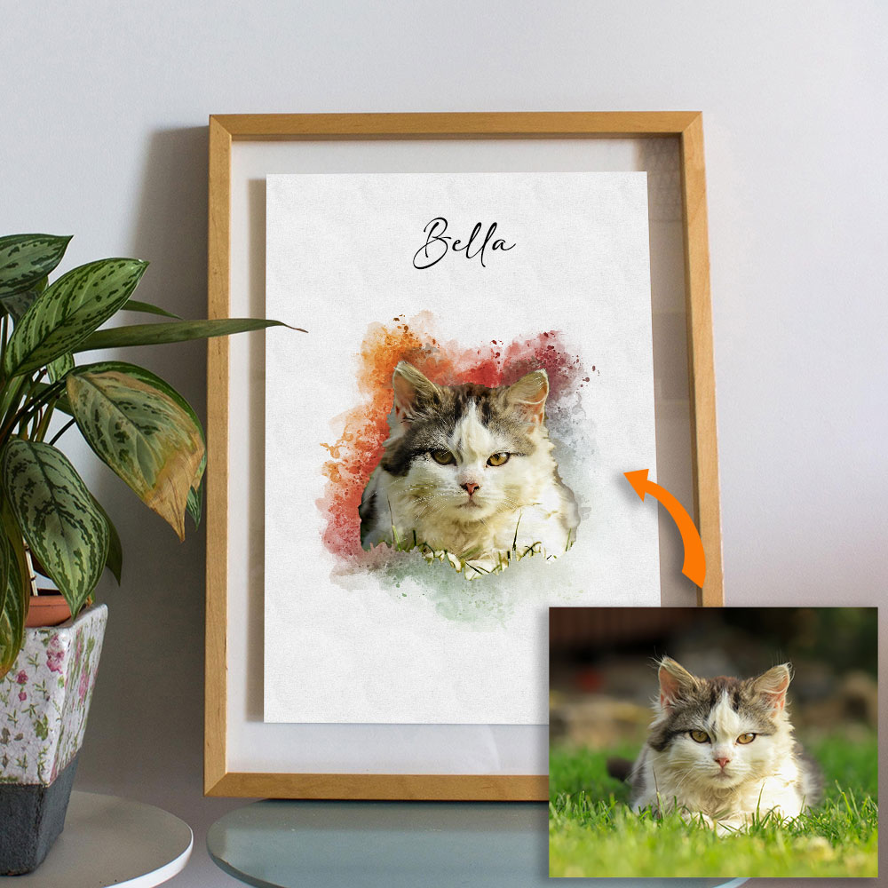 Fotoğrafdan Özel Evcil Hayvan  - Pet Portrait Custom incelemesi ve fiyatı