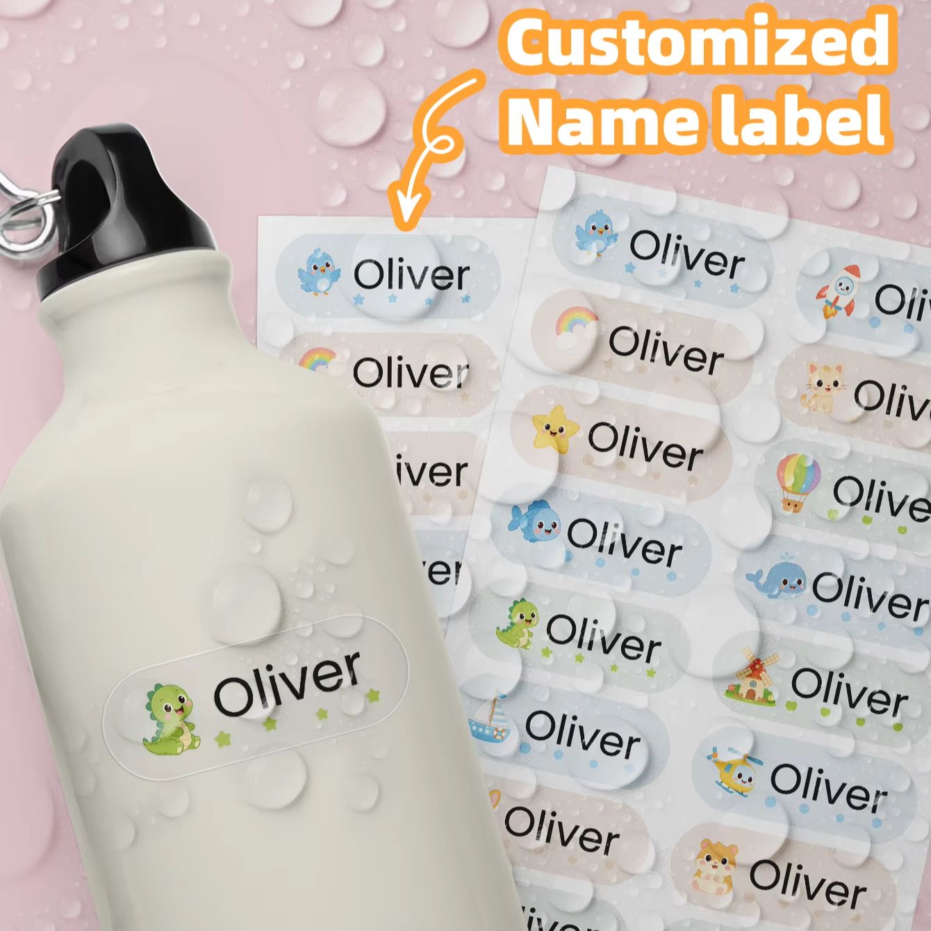 1-400 Adet Özel Çizgi Film İsi - Personalised Candle Label incelemesi ve fiyatı