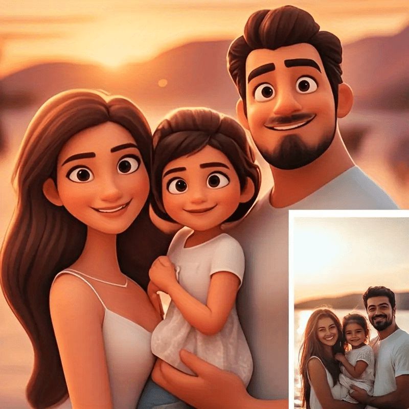 Özelleştirilebilir Karikatür P - Pet Portrait Custom incelemesi ve fiyatı