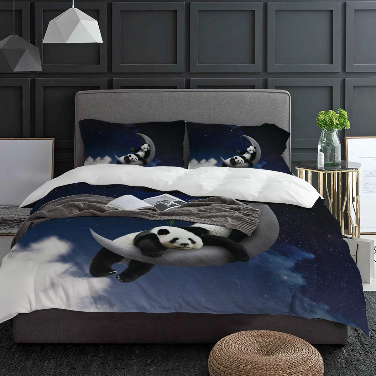 Ay Gece Gökyüzü Panda Bambu Yı - Custom Night Sky incelemesi ve fiyatı