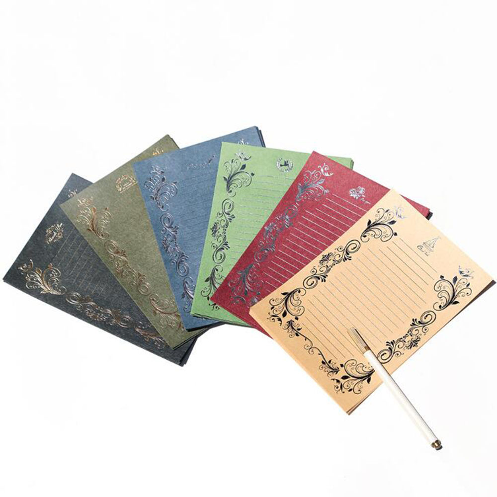 4 yaprak lüks zarif Vintage Re - Wax Seal Letter Kit incelemesi ve fiyatı